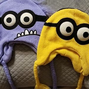 Set of Two Minion Hats